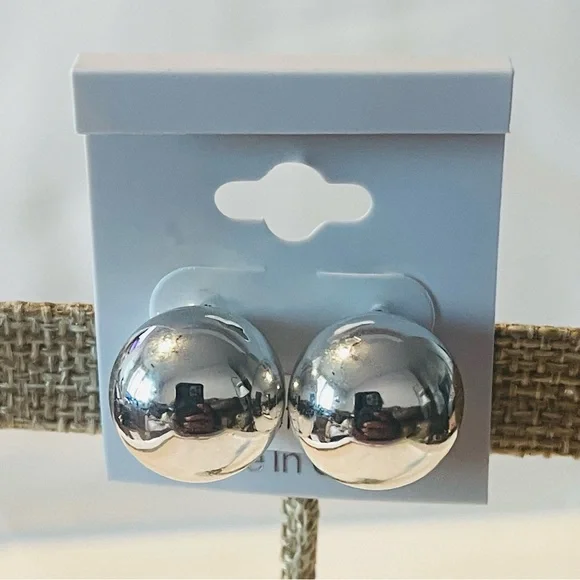 Crystal Avenue Pink Glitter Button Earrings + 4 more Mixed Sets #1028 - Picture 5 of 7